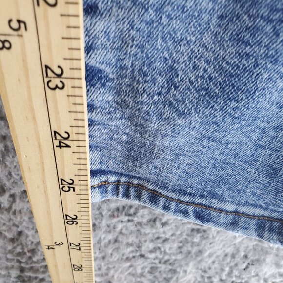 A.N.A Jeans Womens Size 16 Blue High-Rise Straight Distressed Denim - Picture 7 of 12